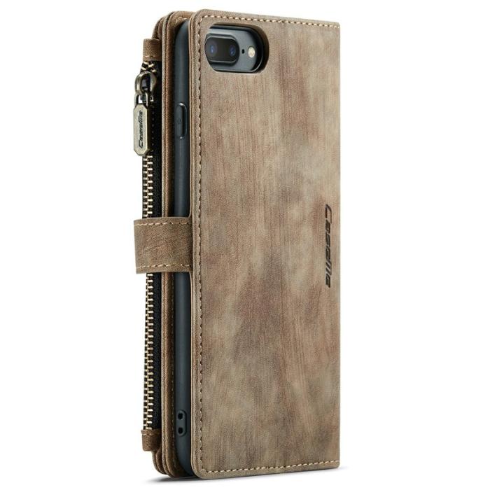 Caseme - CASEME C30 Fodral för iPhone 6/7/8 Plus med rem - Brun