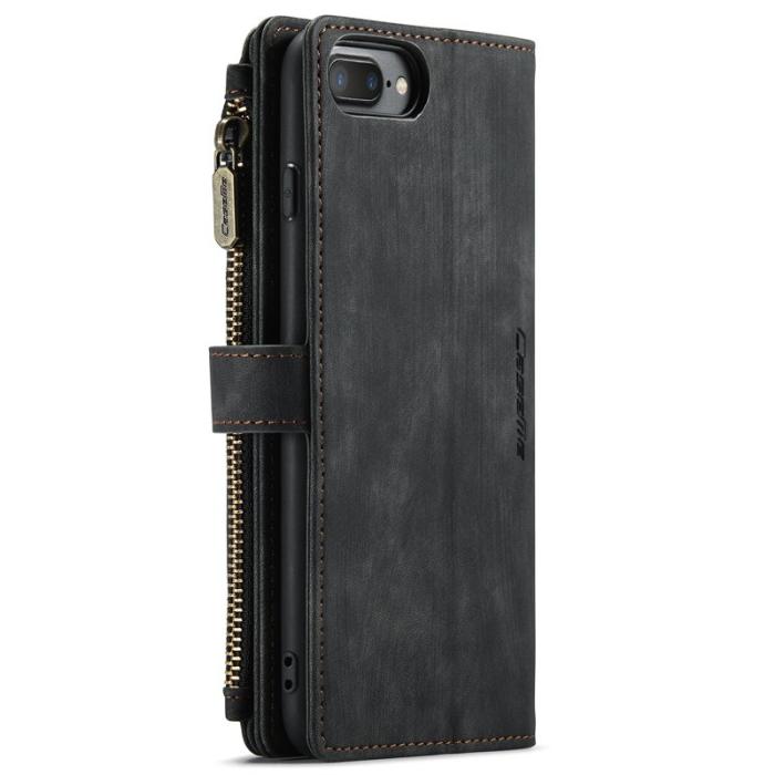 Caseme - CASEME C30 Fodral för iPhone 6/7/8 Plus med Rem - Svart