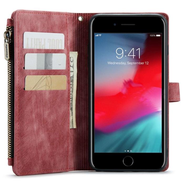 Caseme - CASEME C30 Fodral för iPhone 6 Plus/6s Plus/7 Plus/8 Plus Röd