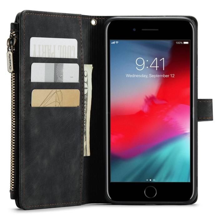 Caseme - CASEME C30 Fodral för iPhone 6 Plus/6s Plus/7 Plus/8 Plus - Svart