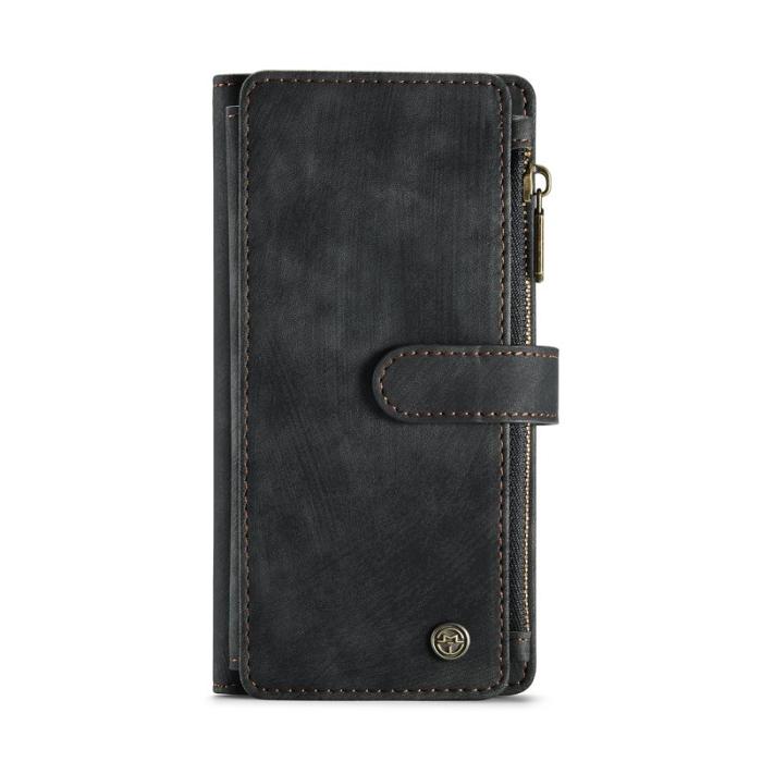 Caseme - CASEME C30 Fodral för iPhone SE/8/7/6 med rem - Svart