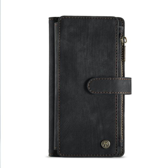 Caseme - CASEME C30 Fodral för iPhone XR med Rem och Flera Kort - Svart