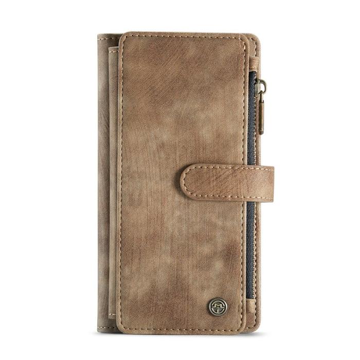 Caseme - CASEME C30 Fodral för iPhone XR med Rem och Kortfack - Brun