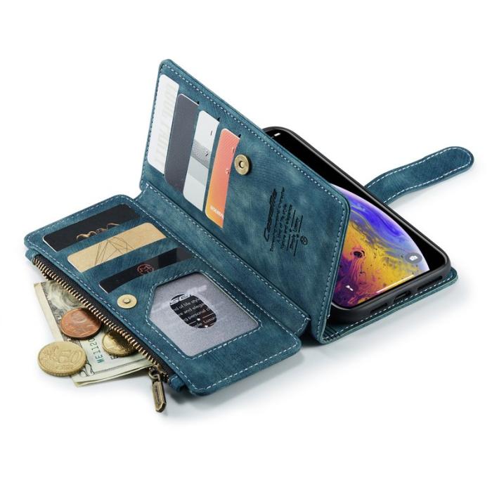 Caseme - CASEME C30 Fodral för iPhone XS Max med Rem - Grön