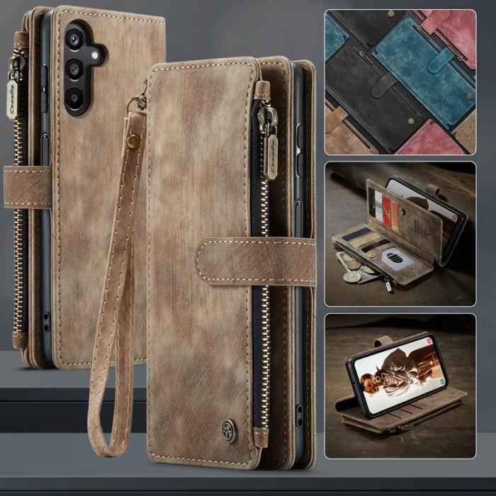 Caseme - CASEME C30 Fodral för Samsung Galaxy A16 5G/4G - Brun