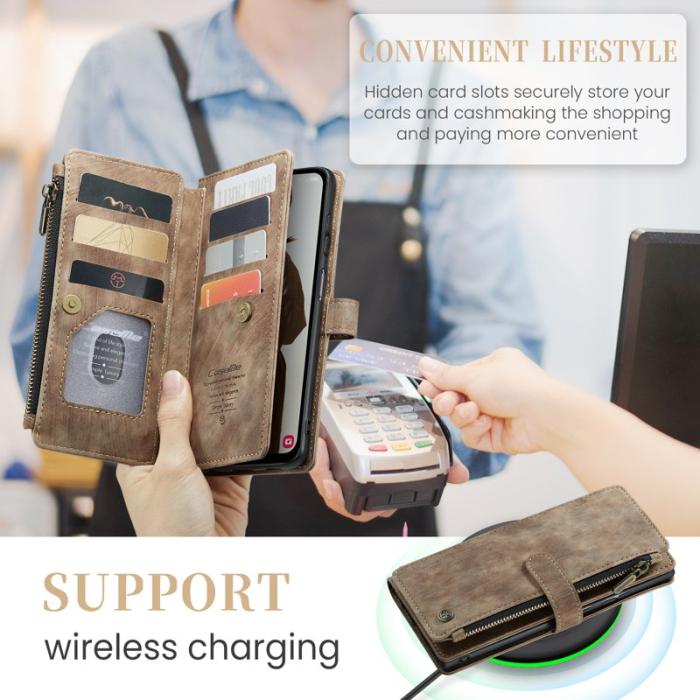 Caseme - CASEME C30 Fodral för Samsung Galaxy A16 5G/4G - Brun