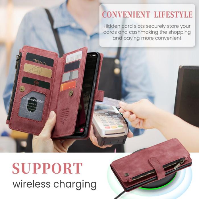 Caseme - CASEME C30 Fodral för Samsung Galaxy A16 5G/4G - Röd