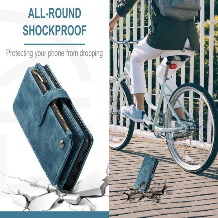 Caseme - CASEME C30 Fodral för Samsung Galaxy A23/M23/F23 5G - Blå