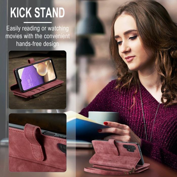 Caseme - CASEME C30 Fodral för Samsung Galaxy A23/M23/F23 5G Röd