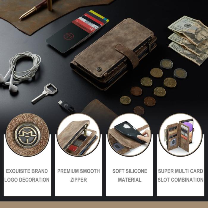 Caseme - CASEME C30 Fodral för Samsung Galaxy A32/M32 5G - Brun