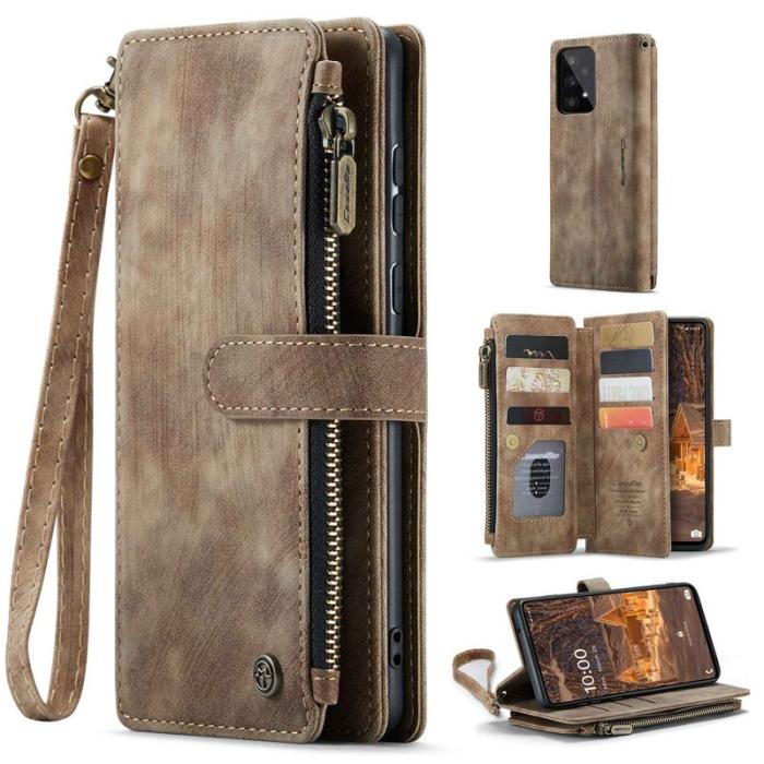 Caseme - CASEME C30 Fodral för Samsung Galaxy A33 5G - Brun