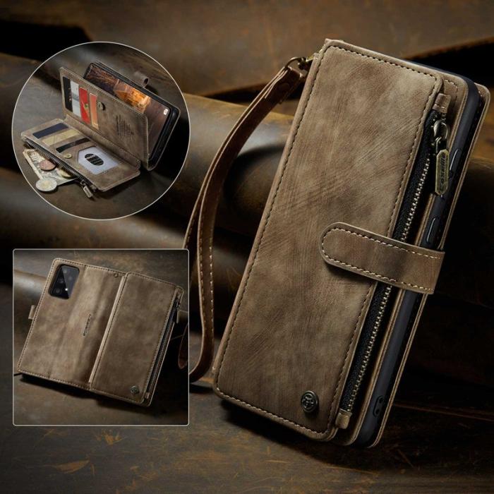 Caseme - CASEME C30 Fodral för Samsung Galaxy A33 5G - Brun