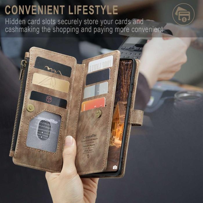 Caseme - CASEME C30 Fodral för Samsung Galaxy A33 5G - Brun