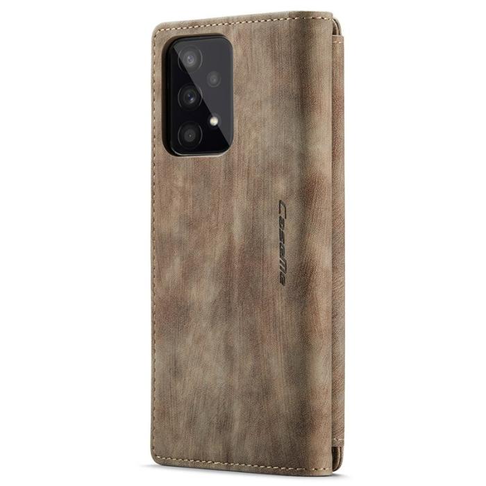 Caseme - CASEME C30 Fodral för Samsung Galaxy A33 5G med rem - Brun