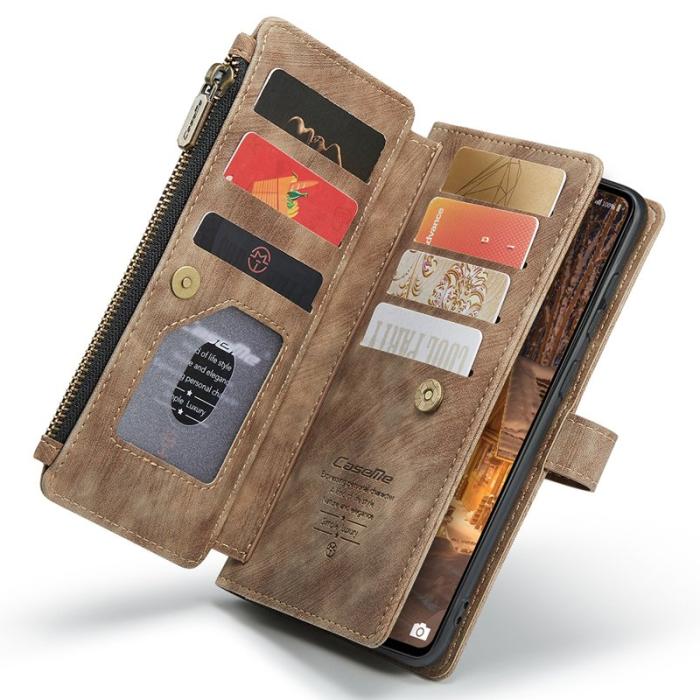 Caseme - CASEME C30 Fodral för Samsung Galaxy A33 5G med rem - Brun
