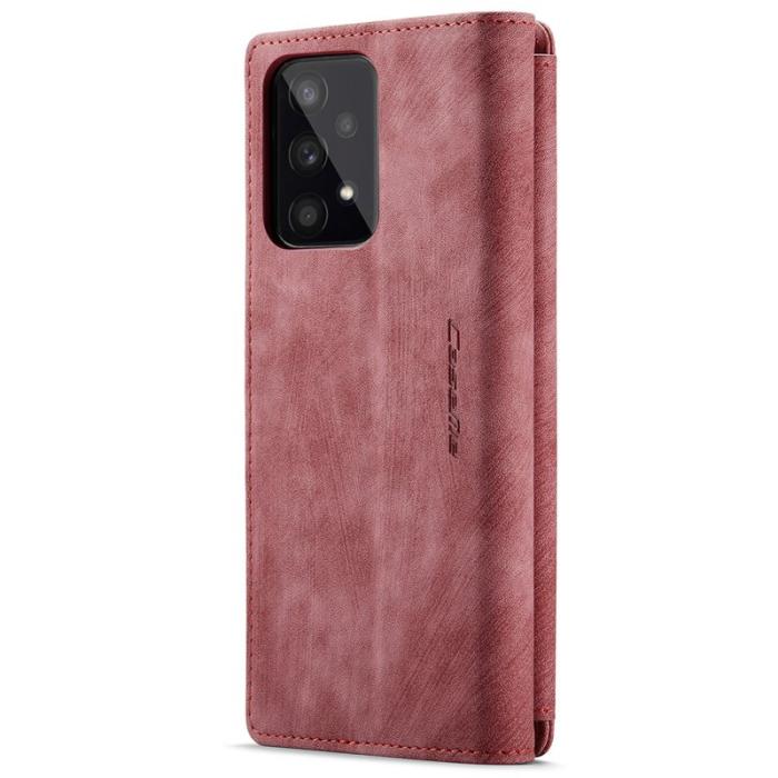 Caseme - CASEME C30 Fodral för Samsung Galaxy A33 5G med rem - Röd