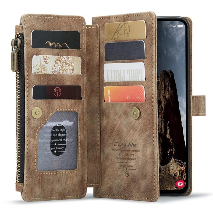 Caseme - CASEME C30 Fodral för Samsung Galaxy A35 5G - Brun