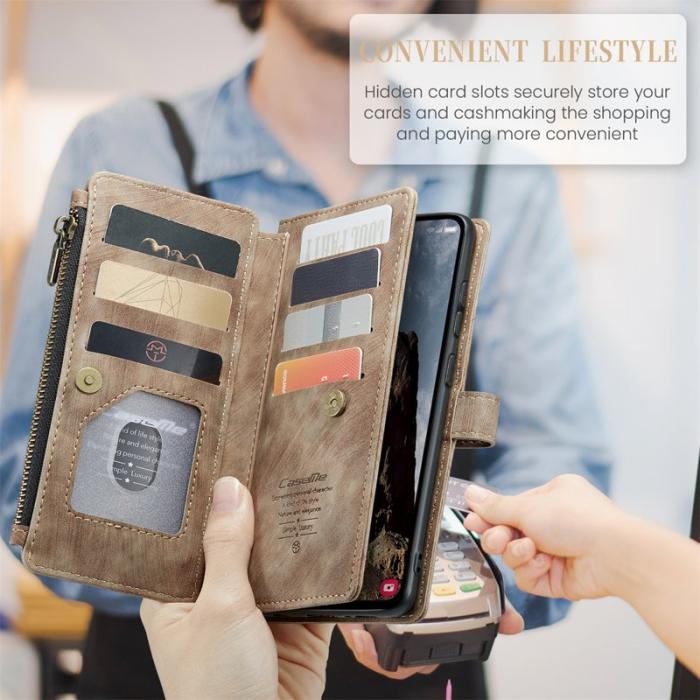 Caseme - CASEME C30 Fodral för Samsung Galaxy A35 5G - Brun