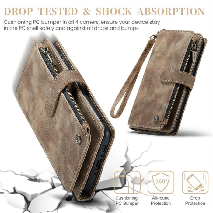 Caseme - CASEME C30 Fodral för Samsung Galaxy A35 5G - Brun