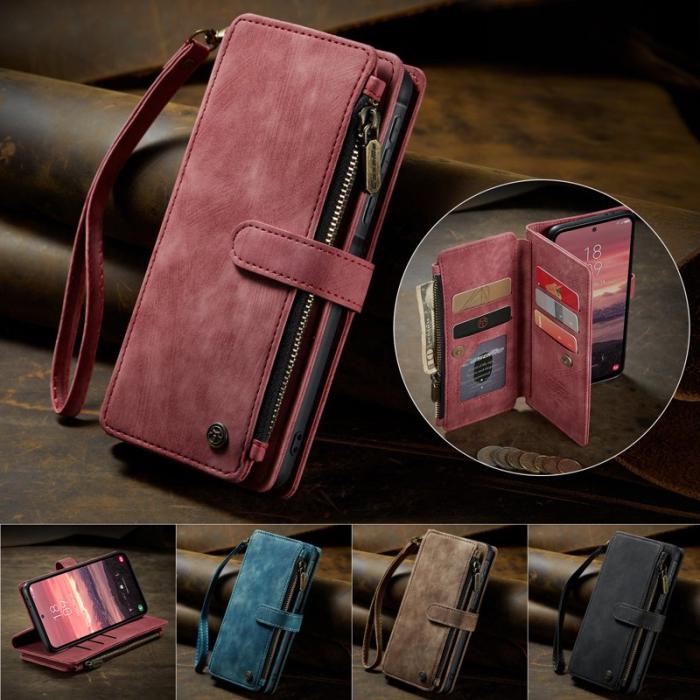 Caseme - CASEME C30 Fodral för Samsung Galaxy A36 5G med rem - Röd