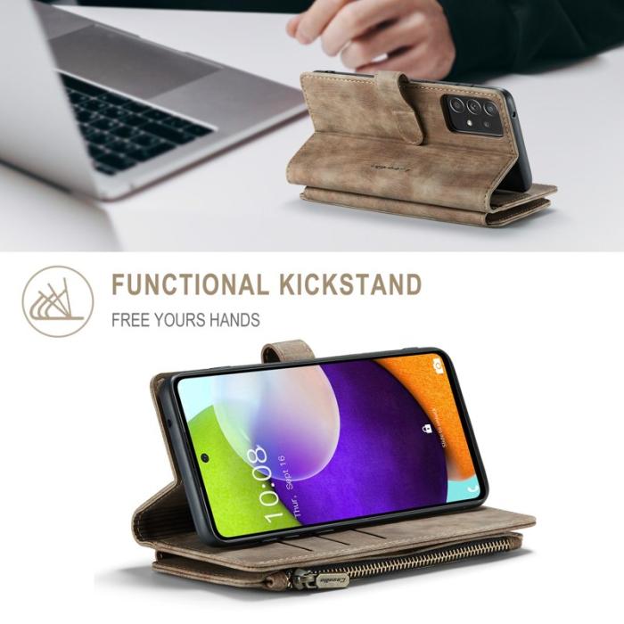 Caseme - CASEME C30 Fodral för Samsung Galaxy A52s 5G - Brun