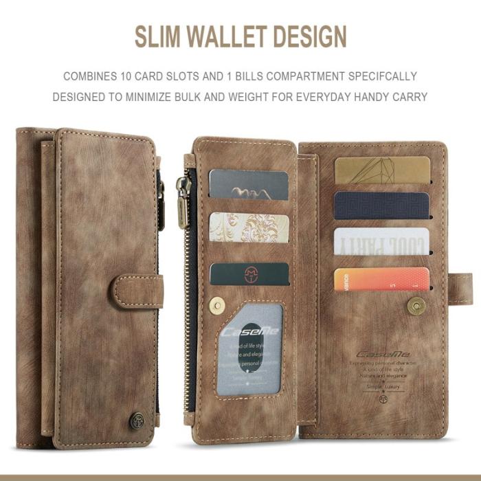 Caseme - CASEME C30 Fodral för Samsung Galaxy A52s 5G - Brun