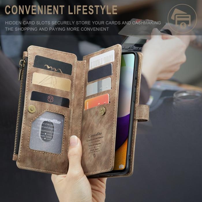 Caseme - CASEME C30 Fodral för Samsung Galaxy A52s 5G - Brun