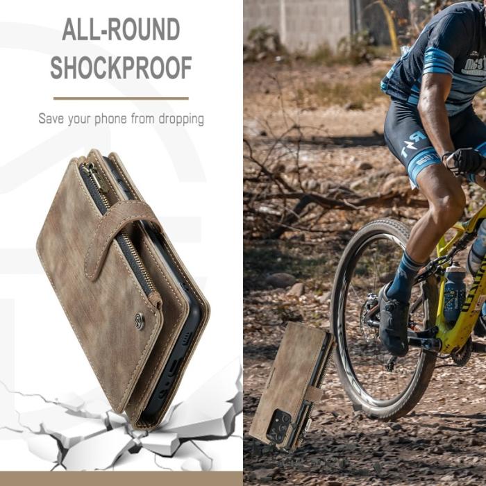 Caseme - CASEME C30 Fodral för Samsung Galaxy A52s 5G - Brun