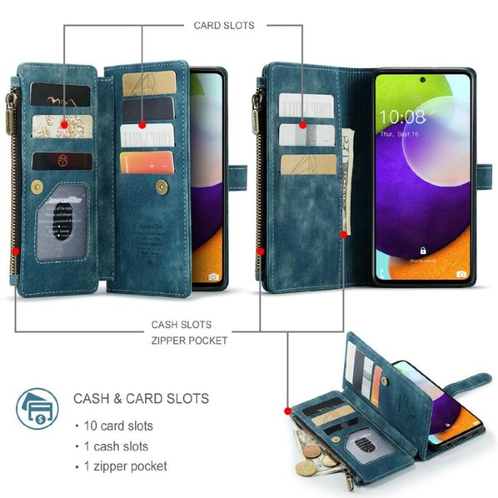 Caseme - CASEME C30 Fodral för Samsung Galaxy A52s 5G - Grön