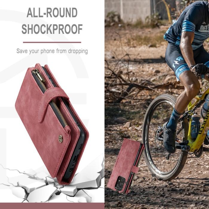 Caseme - CASEME C30 Fodral för Samsung Galaxy A52s 5G - Röd