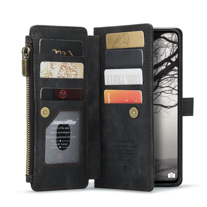 Caseme - CASEME C30 Fodral för Samsung Galaxy A53 5G med rem - Svart