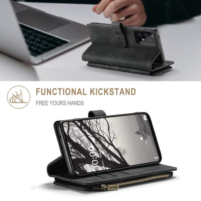 Caseme - CASEME C30 Fodral för Samsung Galaxy A53 5G med rem - Svart