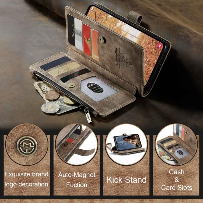 Caseme - CASEME C30 Fodral för Samsung Galaxy A55 5G - Brun