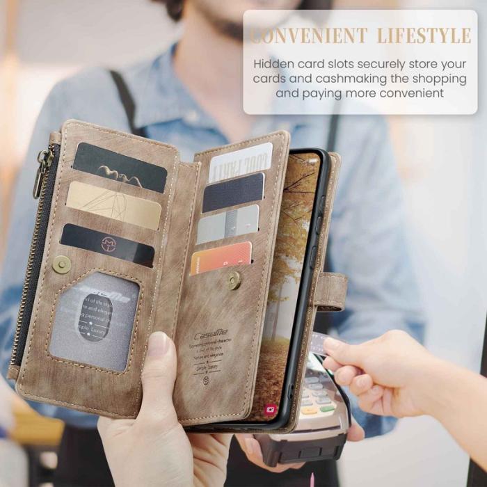 Caseme - CASEME C30 Fodral för Samsung Galaxy A55 5G - Brun