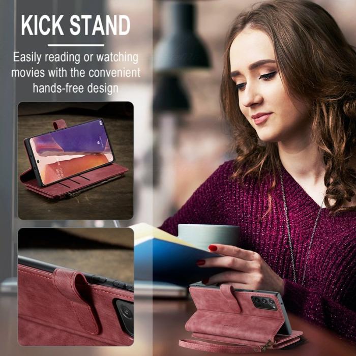 Caseme - CASEME C30 Fodral för Samsung Galaxy Note20 5G/4G - Röd