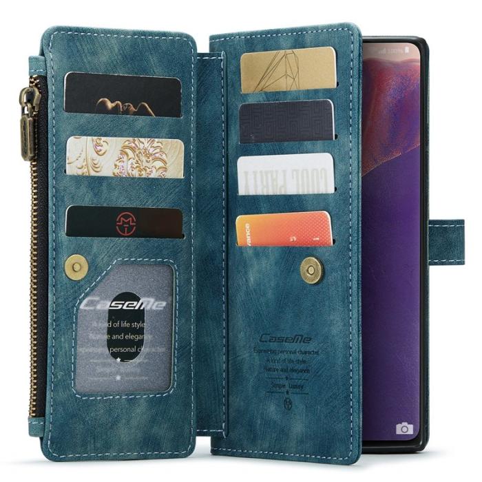 Caseme - CASEME C30 Fodral för Samsung Galaxy Note20 5G - Blå