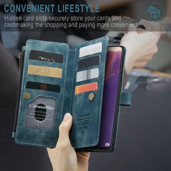 Caseme - CASEME C30 Fodral för Samsung Galaxy Note20 5G - Blå