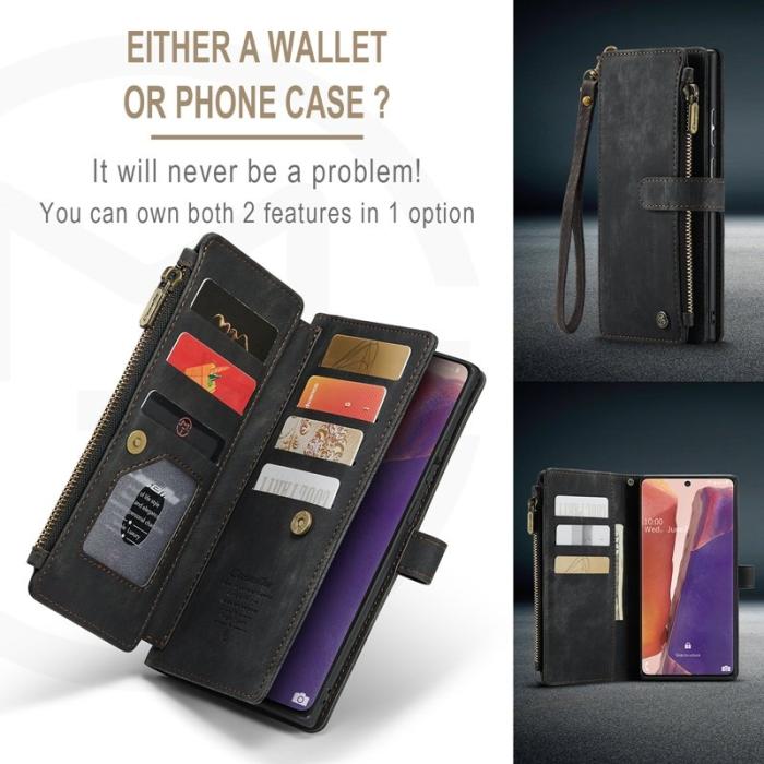 Caseme - CASEME C30 Fodral för Samsung Galaxy Note20 5G - Svart