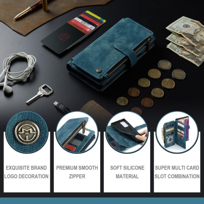 Caseme - CASEME C30 Fodral för Samsung Galaxy Note20 - Blå