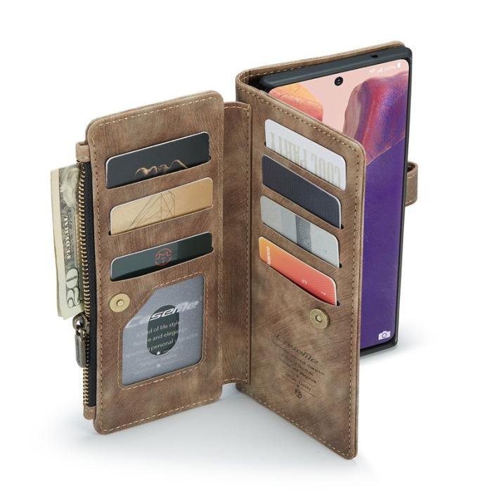 Caseme - CASEME C30 Fodral för Samsung Galaxy Note20 - Brun