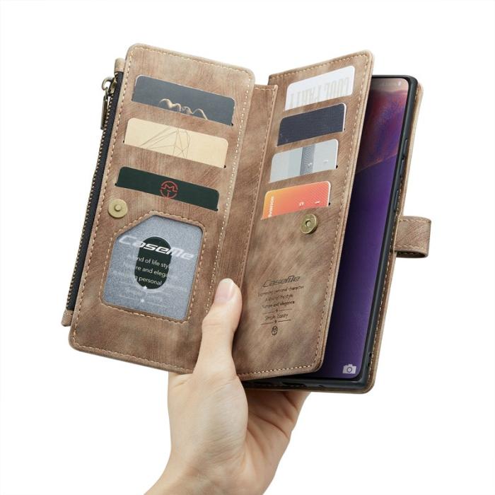 Caseme - CASEME C30 Fodral för Samsung Galaxy Note20 - Brun