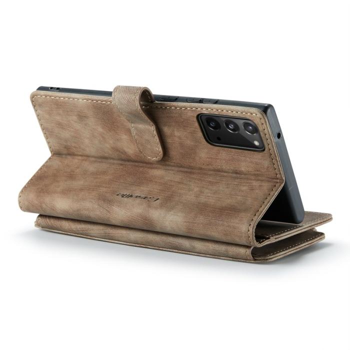 Caseme - CASEME C30 Fodral för Samsung Galaxy Note20 - Brun