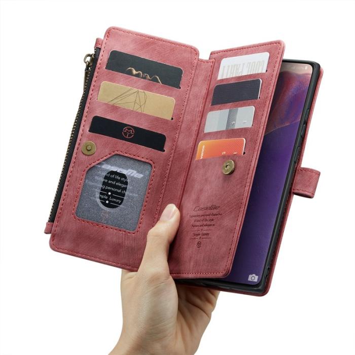 Caseme - CASEME C30 Fodral för Samsung Galaxy Note20 - Röd