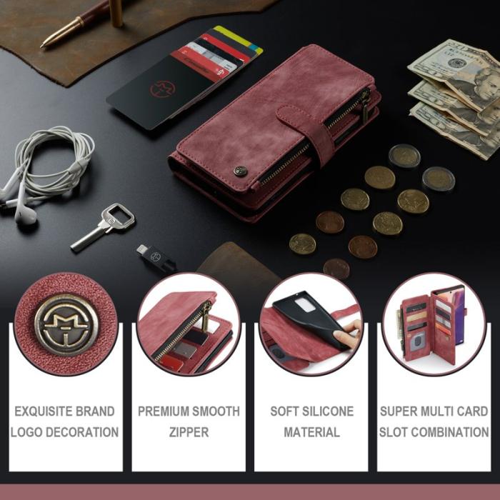 Caseme - CASEME C30 Fodral för Samsung Galaxy Note20 - Röd