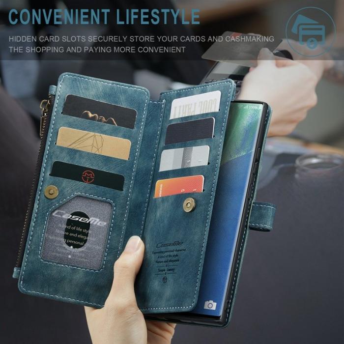 Caseme - CASEME C30 Fodral för Samsung Galaxy Note20 Ultra - Blå