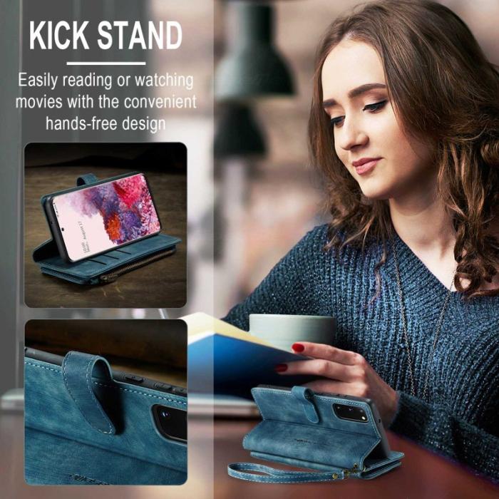 Caseme - CASEME C30 Fodral för Samsung Galaxy S20 4G/5G Blå