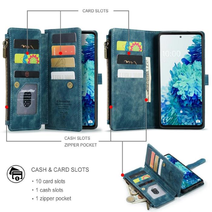 Caseme - CASEME C30 Fodral för Samsung Galaxy S20 FE 2022 - Grön