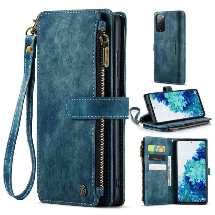 Caseme - CASEME C30 Fodral för Samsung Galaxy S20 FE - Blå