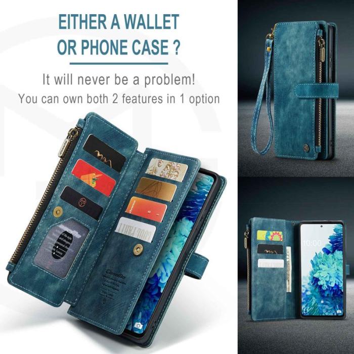 Caseme - CASEME C30 Fodral för Samsung Galaxy S20 FE - Blå