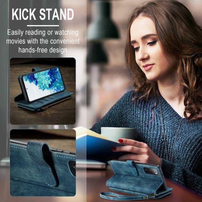 Caseme - CASEME C30 Fodral för Samsung Galaxy S20 FE - Blå